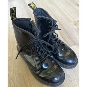 Doc Martens patent leather boots kids size 2